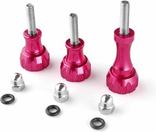 Montagebolzen Gopro Set 3 Aluminium Pink