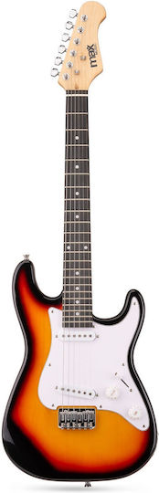 Max Gigkit Junior Πακετο Ηλεκτρικης Κιθαρας 3/4 Sunburst