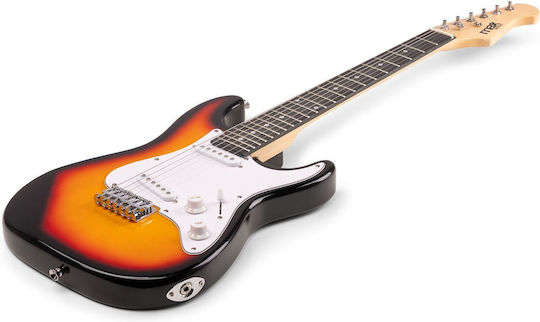 Max Gigkit Junior Πακετο Ηλεκτρικης Κιθαρας 3/4 Sunburst