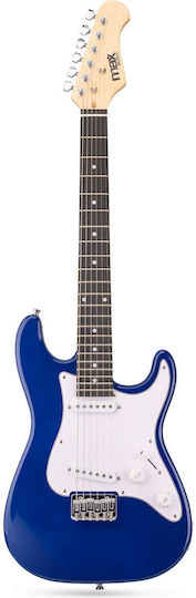 MAX Elektrische Gitarre Blau Mit E-Gitarren