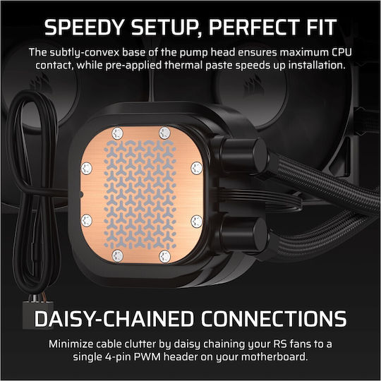 Corsair NAUTILUS 240 RS LCD Water Cooling AIO CPU With 2 120mm Fans And ARGB Lighting