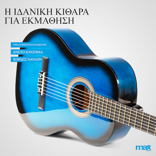 Max Audio Soloart Classical Guitar 4/4 Blue
