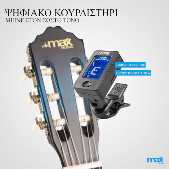 Max Audio Soloart Classical Guitar 4/4 Blue