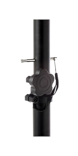 Bespeco PA Speaker Tripods height 100-175cm in Black Color