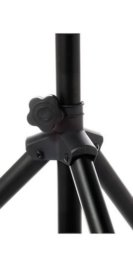 Bespeco PA Speaker Tripods height 100-175cm in Black Color