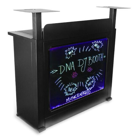 Dna Dj Booth Bk Dj Booth Table Rgb Led Πίνακας Οπίσθιο Φωτισμό