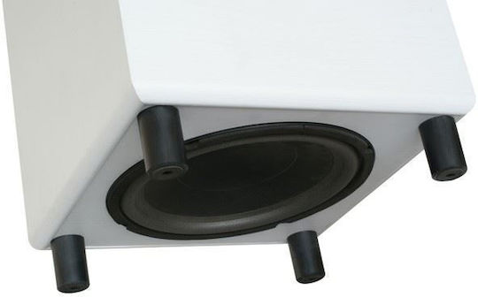 Fenton SHFS08 100.307 Aktiv Subwoofer mit Lautsprecher 8" 200W Weiß