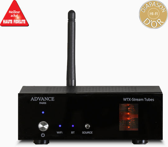 Advance Acoustic Paris WTX-StreamTubes Streamer / Wifi Netzwerk Spieler Schwarz