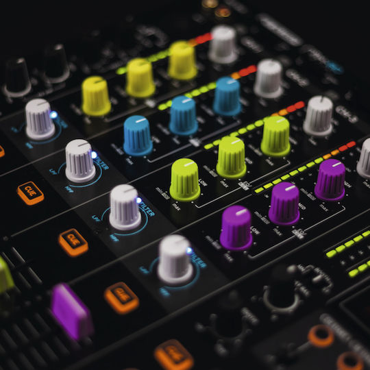 Reloop Knob Cap 8τμχ Μωβ Χρωμα