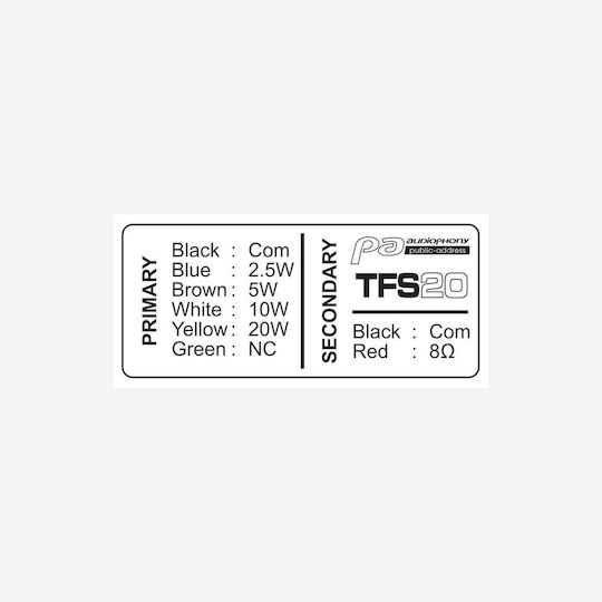Audiophony Transformer 20W Elektrische Leistungstransformatoren