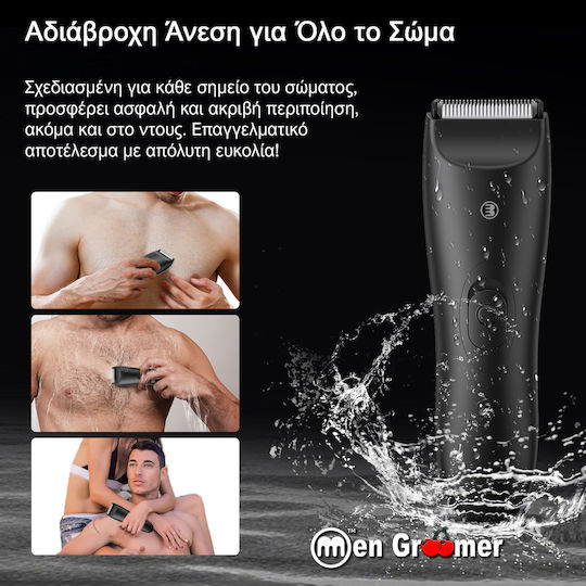 Men Groomer Plus Rotating Electric Shaver Body / Face Rechargeable