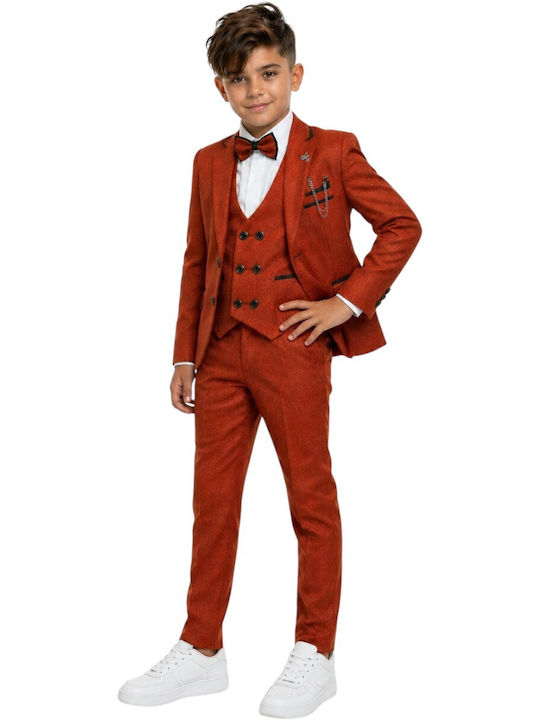 Kids' Suit Winter 6pcs Red