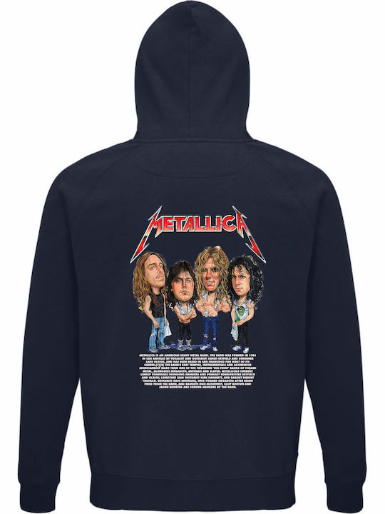 kirikoko Caricature Of Metallica Band Members Φούτερ με Κουκούλα