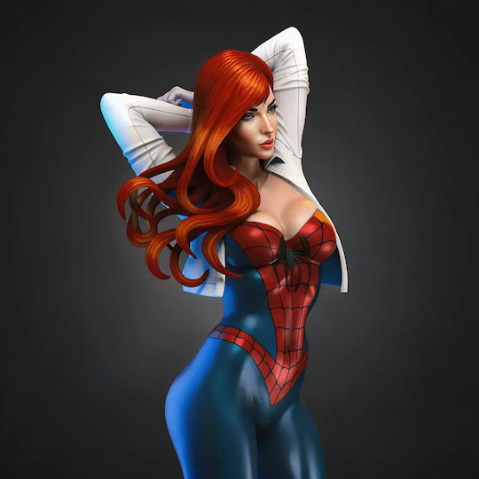 Figurină Mary Jane Spider Suit 330mm 3d Tipărită 20 Cm 1:8