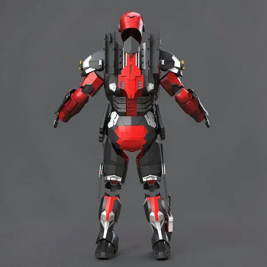 Figurină Cosplay Deadpool Armură V2 Purabilă 3D Tipărită 7 6 Cm 1:24
