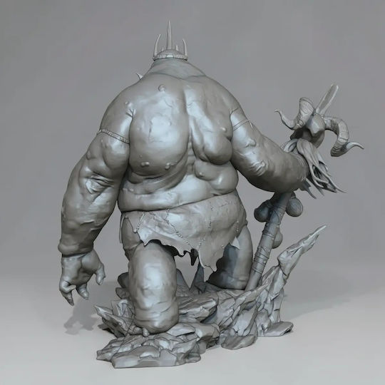 Figure Goblin King From Hobbit 3D Printed 11 4 Cm 1:16