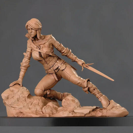 Figurină Ciri The Witcher 3 3D Tipărită 7 6 Cm 1:24