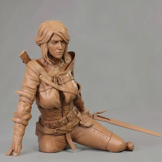 Figurină Ciri The Witcher 3 3D Tipărită 7 6 Cm 1:24