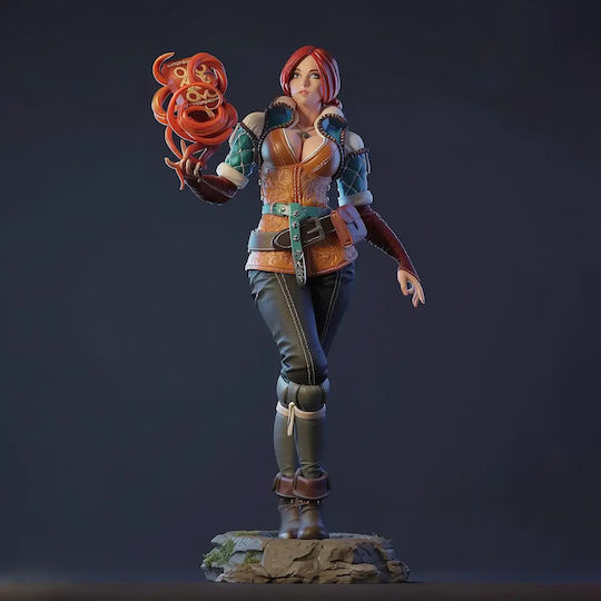 Figurină Triss Merigold În Picioare Din The Witcher 3d Tipărită 15 2 Cm 1:12