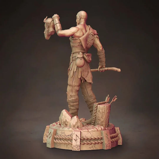 Kratos Figur V2 Aus Gott des Krieges 3D Gedruckt 43 cm 1:4