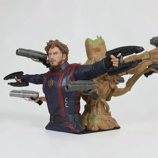 Φιγούρα Star Lord Groot From Guardian Galaxy 3d Εκτυπωμένη-43 Cm 1:4