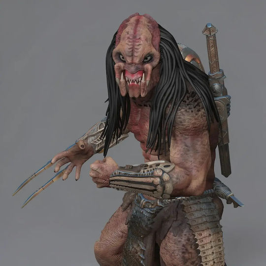 Φιγούρα Predator From Prey 2022 3d Εκτυπωμένη-15 2 Cm 1:12