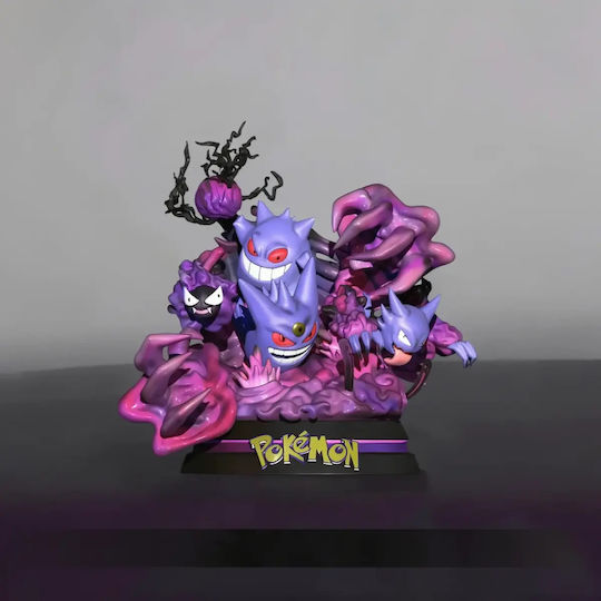 Figure Gengar Family Evolution Pokemon 3D Printed 11 4 Cm 1:16