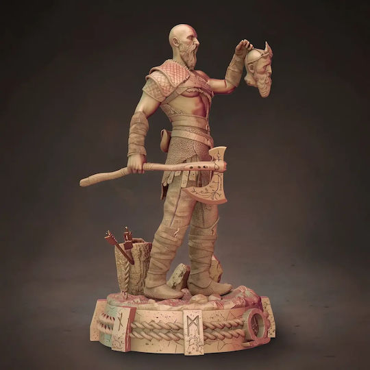Kratos Figur V2 Aus Gott des Krieges 3D Gedruckt 15,2 cm 1:12