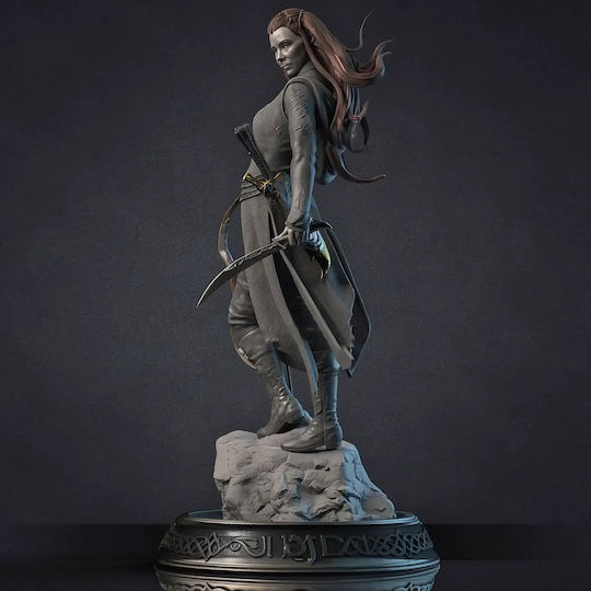 Figure Tauriel Evangeline Lilly 3D Model From Hobbit 3D Printed 15 2 Cm 1:12