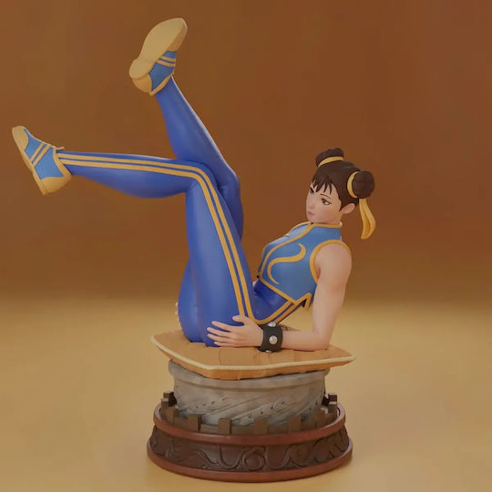 Fortnite Chun Li 3D Printed Sculpture Figure 11.4 Cm 1:16