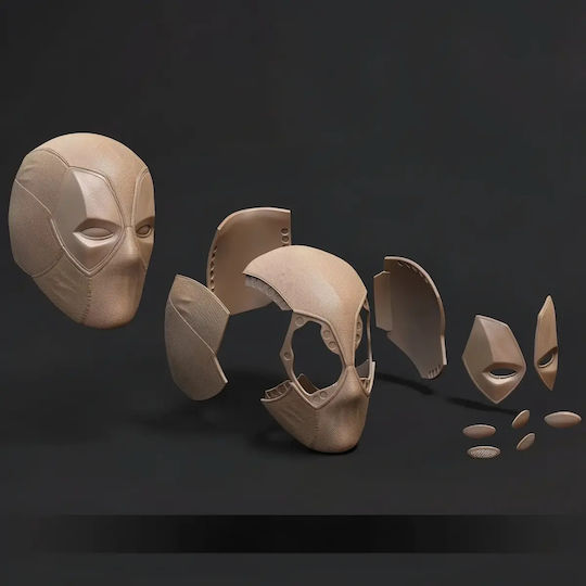 Figure Cosplay Deadpool Helmet Deadpool 3 Another Version 3d Printed 7 6 Cm 1:24