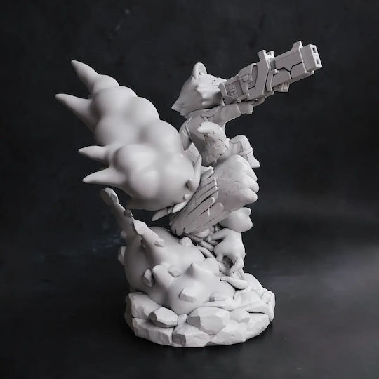 Φιγούρα Chibi Rocket Groot Guardians Galaxy 3d Εκτυπωμένη-30 Cm 1:6