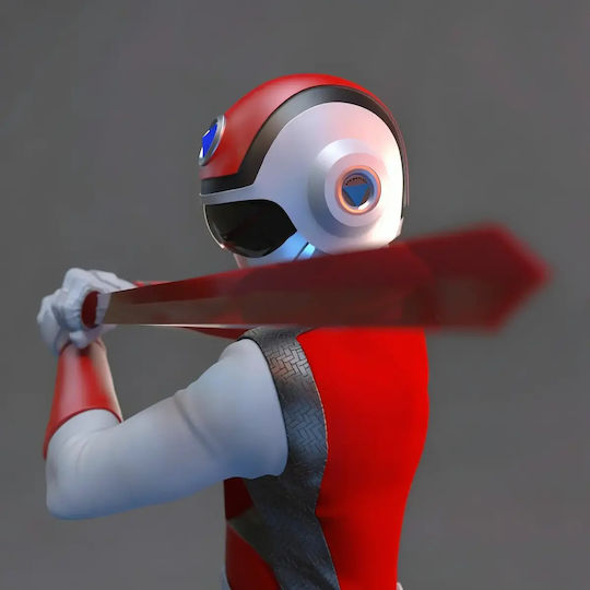 Φιγούρα Choushinsei Flashman 3d Printing Model Red Flash 3d Εκτυπωμένη-11 4 Cm 1:16