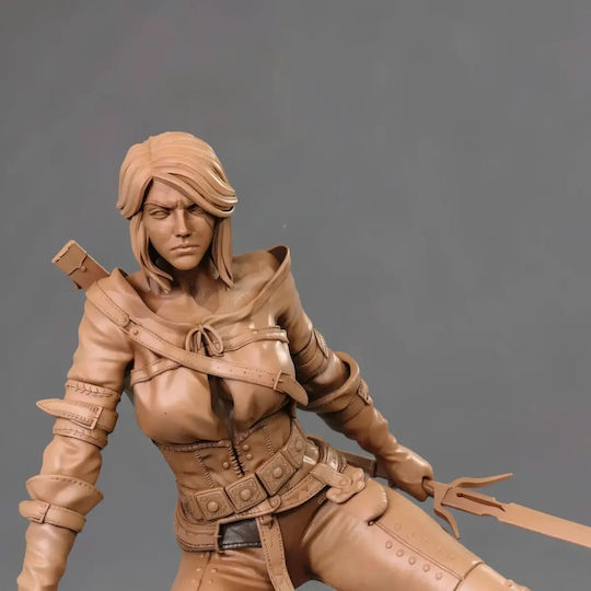 Figurină Ciri The Witcher 3 3D Tipărită 30 Cm 1:6