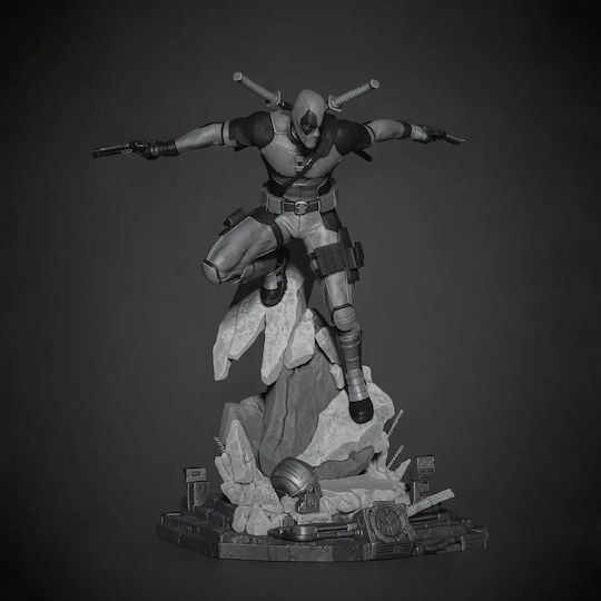 Φιγούρα Deadpool 2024 Attack 3d Εκτυπωμένη-7 6 Cm 1:24