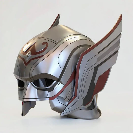 Cosplay Figur Mighty Thor Helm V2 3D Gedruckt-7 6 Cm 1:24