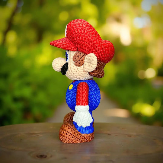 Figure Super Basic Knitted Super Mario 3D Printed 7 6 Cm 1:24