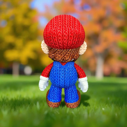 Figure Super Basic Knitted Super Mario 3D Printed 7 6 Cm 1:24