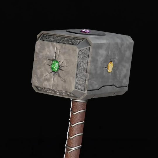 Figure Cosplay Infinity Hammer Mjolnir Thor Hammer Wearable 3D Printed 7 6 Cm 1:24