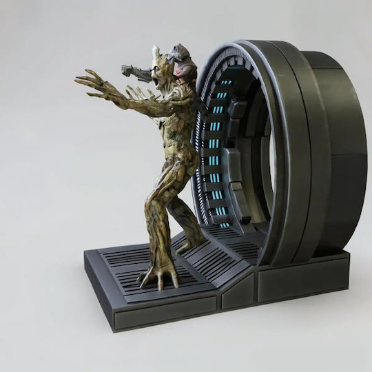Figure Rocket Groot V3 Guardians Galaxy 3D Model 3D Printed 43 Cm 1:4