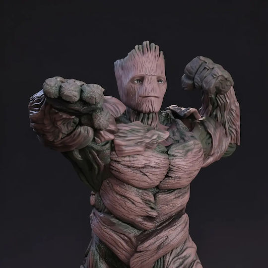 Sammelbare Figuren Swole Groot Guardian Galaxy 3D Druck Figurine 3D Gedruckt 7,6 Cm 1:24