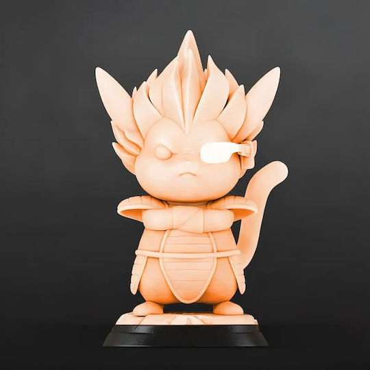 Figurină Pikachu Cosplay Vegeta Ready To 3D Tipărită 11 4 Cm 1:16