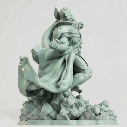 Figurină King Thor Model 3D Poziție De Acțiune 3D Tipărită 30 Cm 1:6
