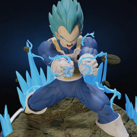 Φιγούρα Vegeta Blue From Dragonball 3d Εκτυπωμένη-15 2 Cm 1:12