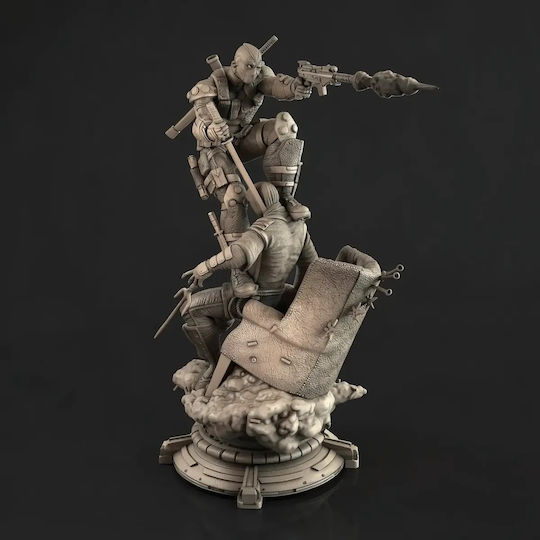 Φιγούρα Deadpool From Marvel 3d Εκτυπωμένη-11 4 Cm 1:16