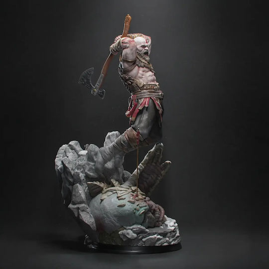 Φιγούρα Kratos His Axe God War 3d Εκτυπωμένη-43 Cm 1:4