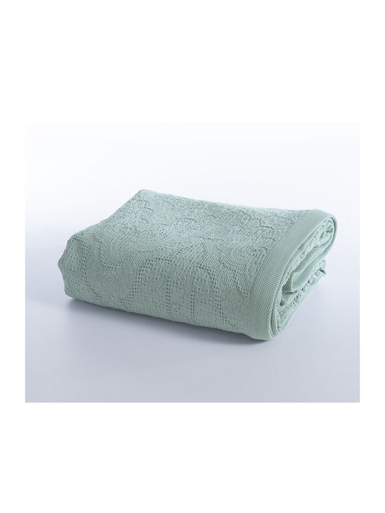 Nef-Nef Homeware Starige Κουβέρτα Πικέ Υπέρδιπλη 230x250εκ. Aqua