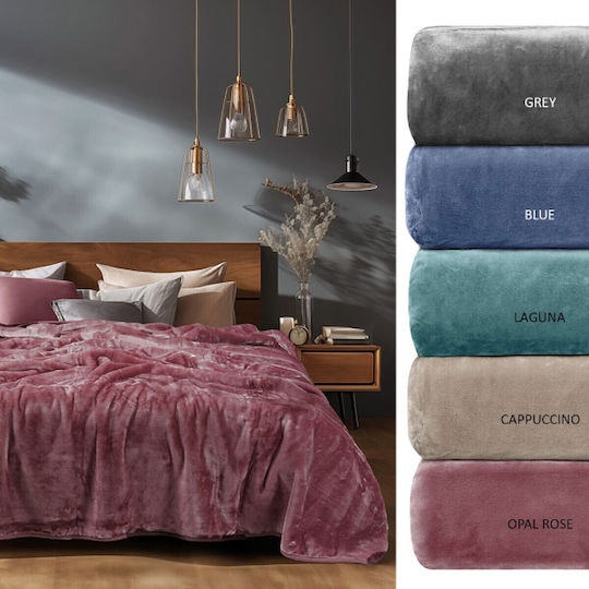 Adam Home Single Blanket 160x220cm Blue