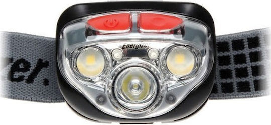 Energizer LED Head Flashlight IPX4 with Maximum Brightness 400 Lumen 3 Pieces
