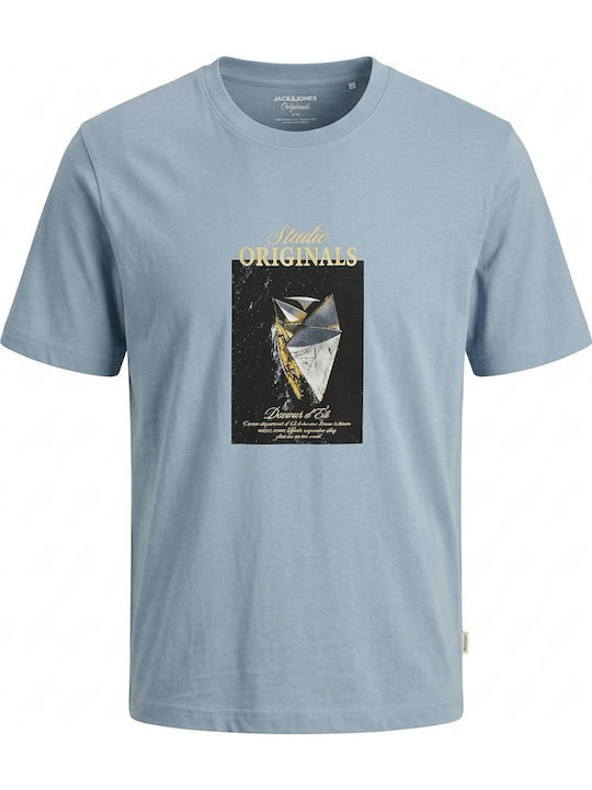 Crew Neck T-Shirts Kaschmir Hellblau